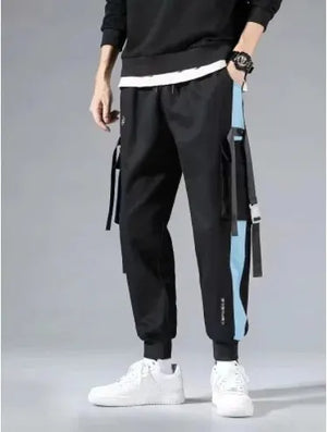 Men vintage Cargo Sweatpants