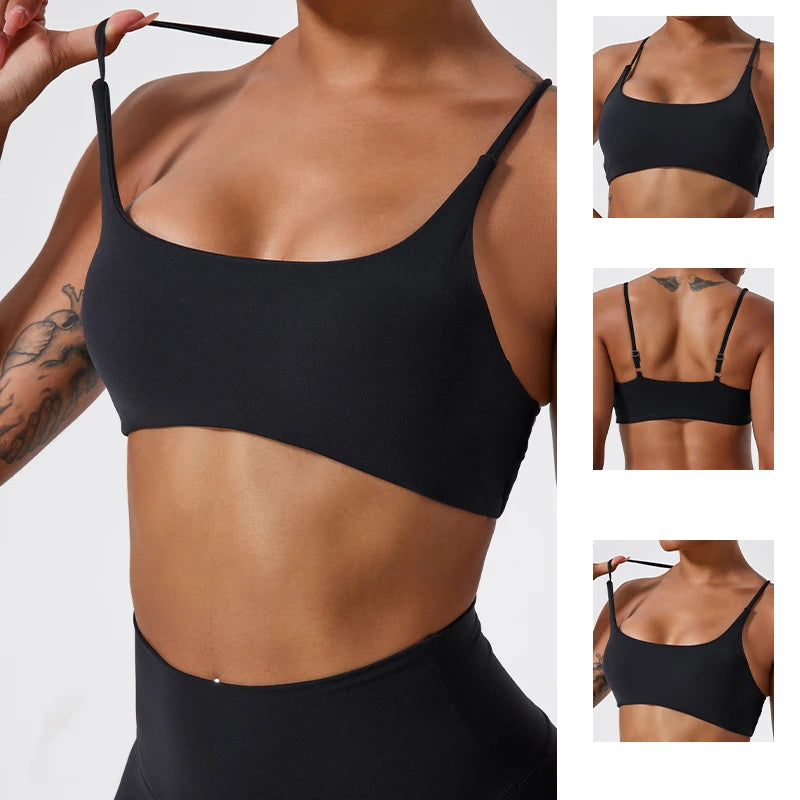 Women’s Soft Cross-Back Yoga Sports Bra