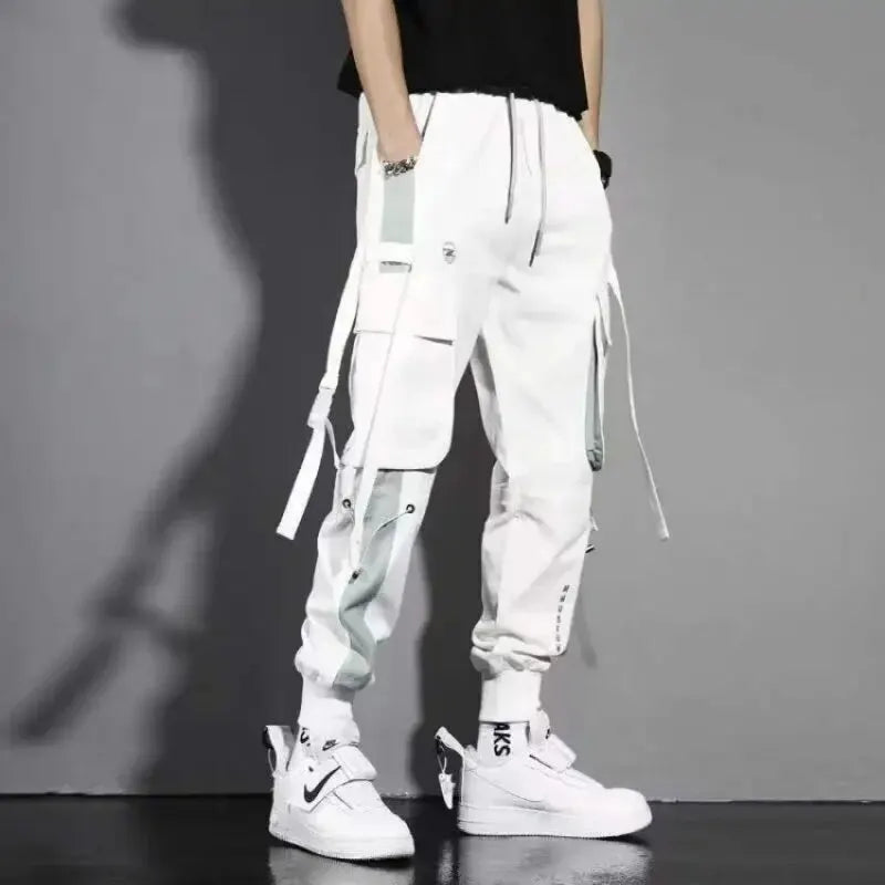 Men vintage Cargo Sweatpants