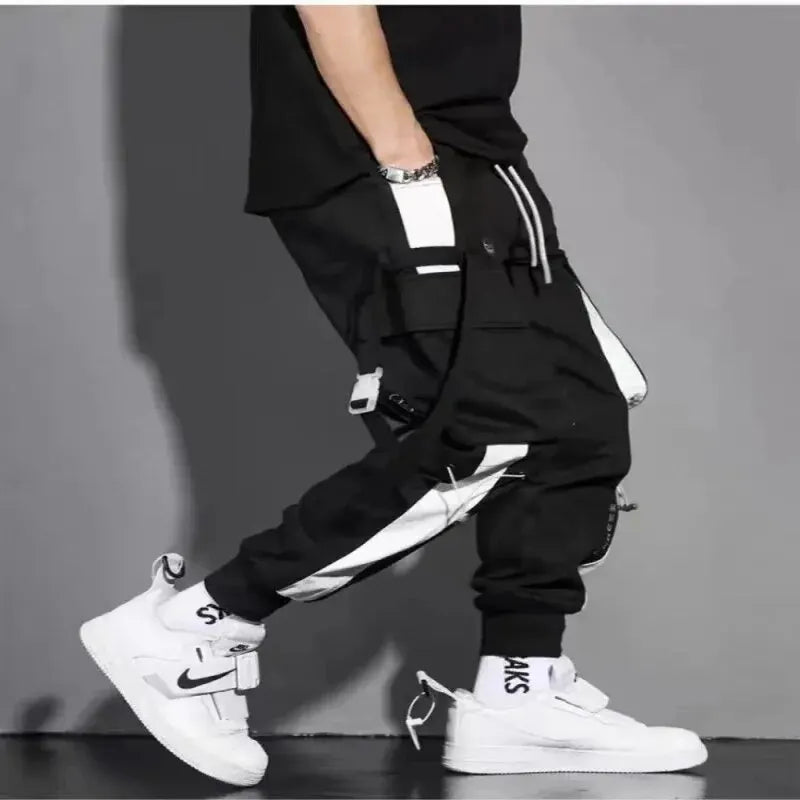 Men vintage Cargo Sweatpants