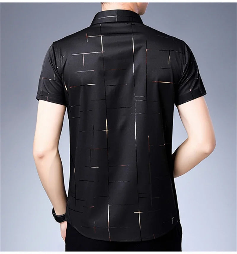 Men’s No-Iron Business Casual Shirt