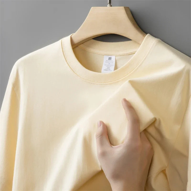 Men’s 230g Oversized Solid Cotton Tee