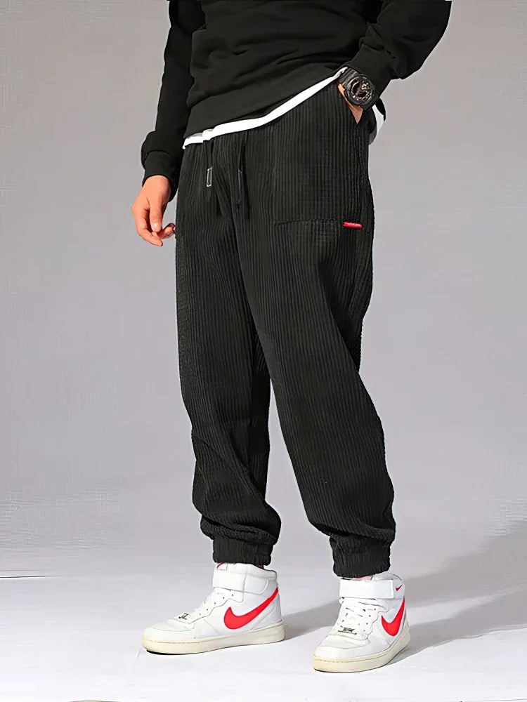 Men’s Baggy Corduroy Jogger Pants