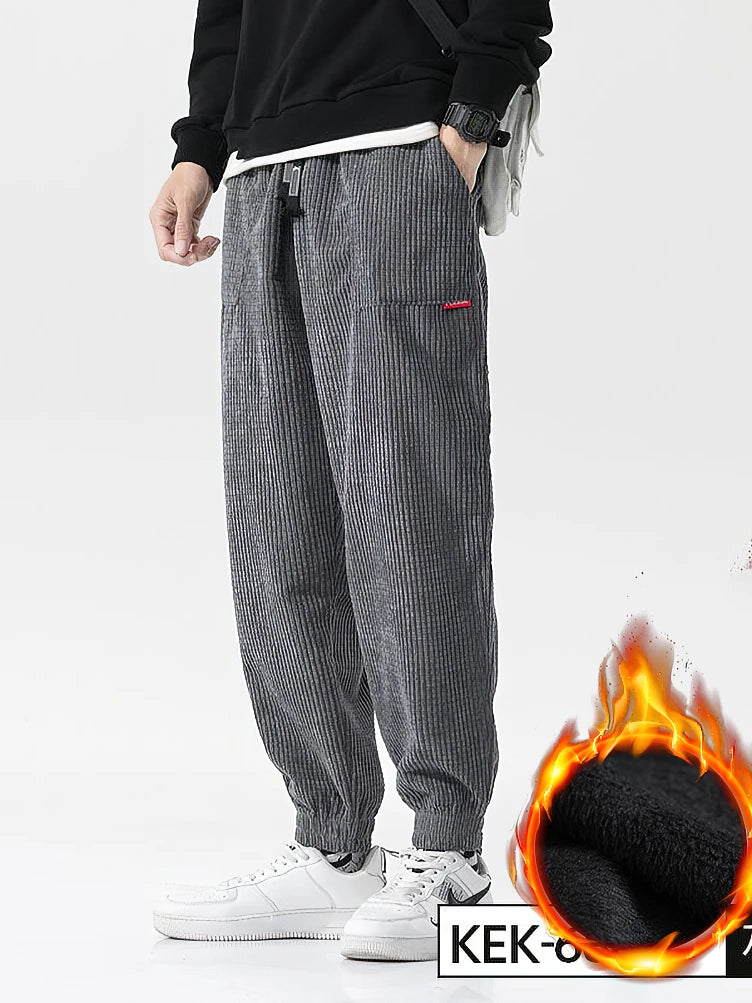 Men’s Baggy Corduroy Jogger Pants