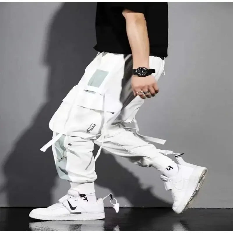 Men vintage Cargo Sweatpants