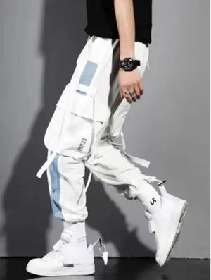 Men vintage Cargo Sweatpants