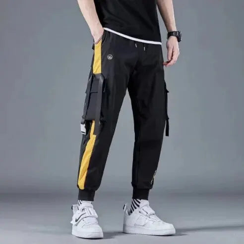Men vintage Cargo Sweatpants