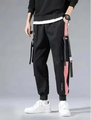 Men vintage Cargo Sweatpants