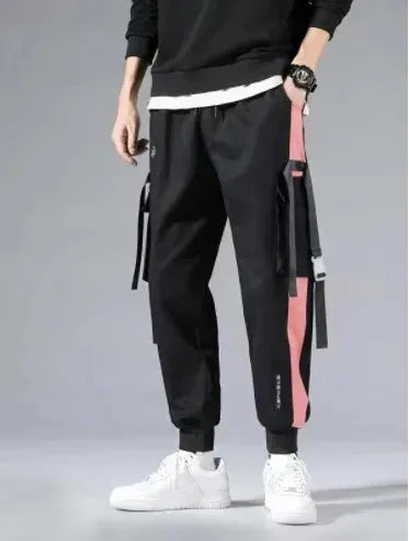 Men vintage Cargo Sweatpants