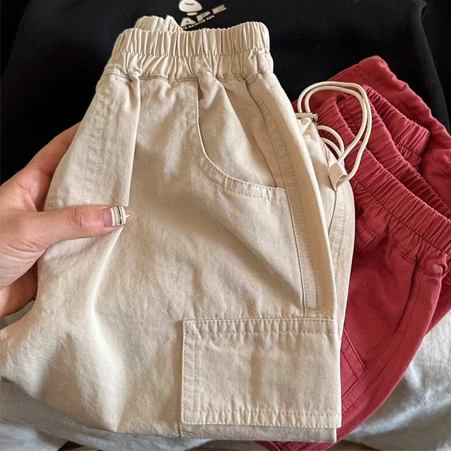 Kids’ Wide-Leg Cargo Overalls