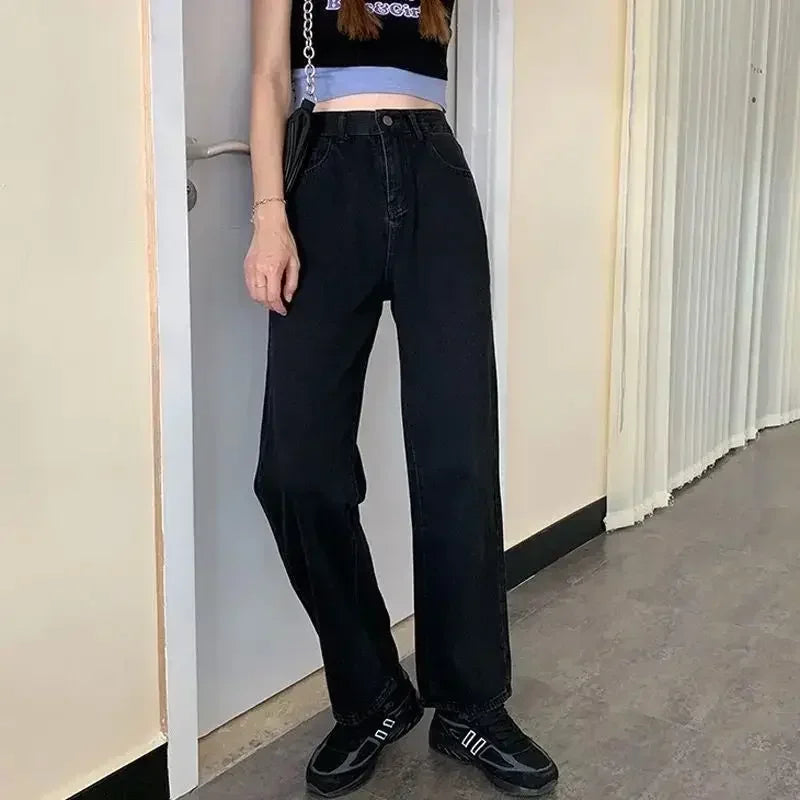 Women’s Retro Washed Cargo Jeans