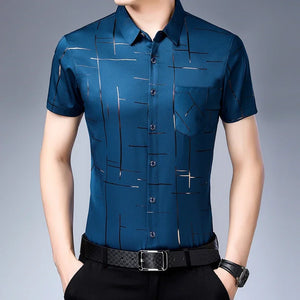 Men’s No-Iron Business Casual Shirt