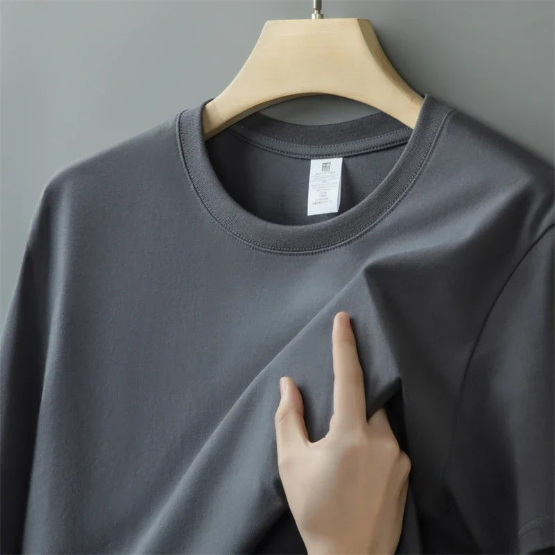 Men’s 230g Oversized Solid Cotton Tee