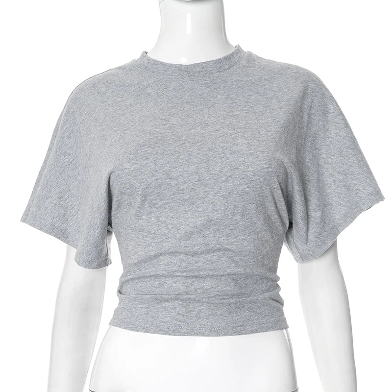 Short-Sleeve Waist-Slimming Tee