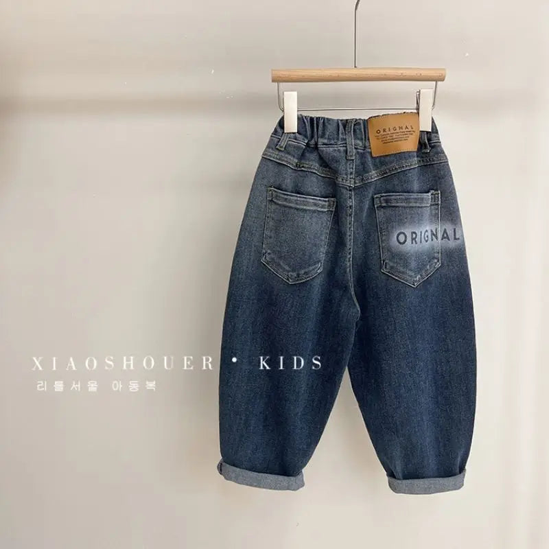 Raise Young Toddler Boys’ Anime Print Denim Pants