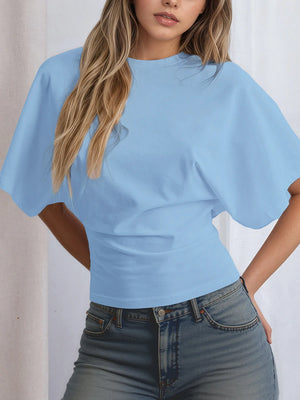 Short-Sleeve Waist-Slimming Tee
