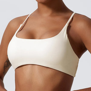 Women’s Soft Cross-Back Yoga Sports Bra