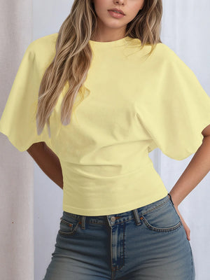 Short-Sleeve Waist-Slimming Tee