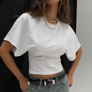 Short-Sleeve Waist-Slimming Tee