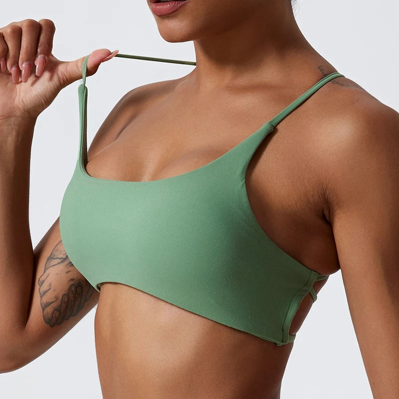 Women’s Soft Cross-Back Yoga Sports Bra