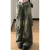 Women’s Retro Washed Cargo Jeans