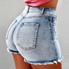 Women’s High-Waist Denim Hot Pants