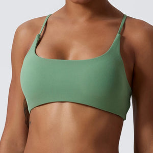 Women’s Soft Cross-Back Yoga Sports Bra