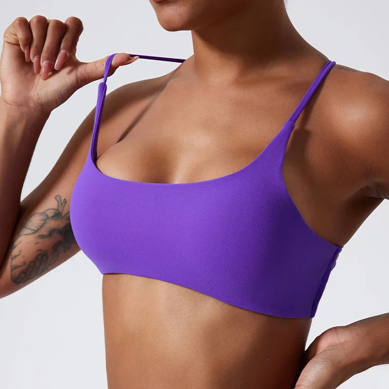 Women’s Soft Cross-Back Yoga Sports Bra