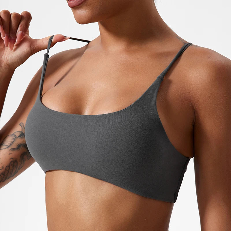 Women’s Soft Cross-Back Yoga Sports Bra