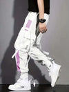 Men vintage Cargo Sweatpants