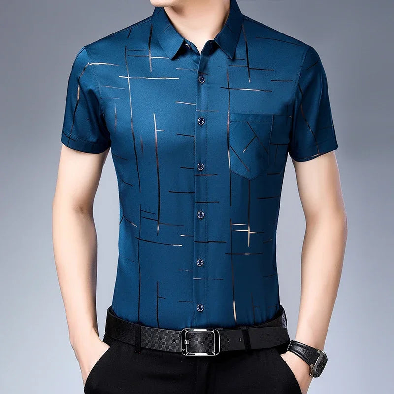 Men’s No-Iron Business Casual Shirt