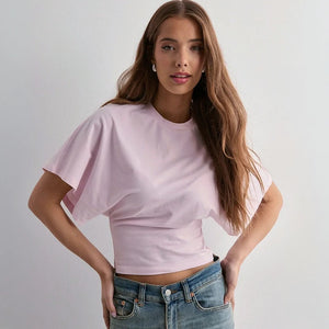 Short-Sleeve Waist-Slimming Tee