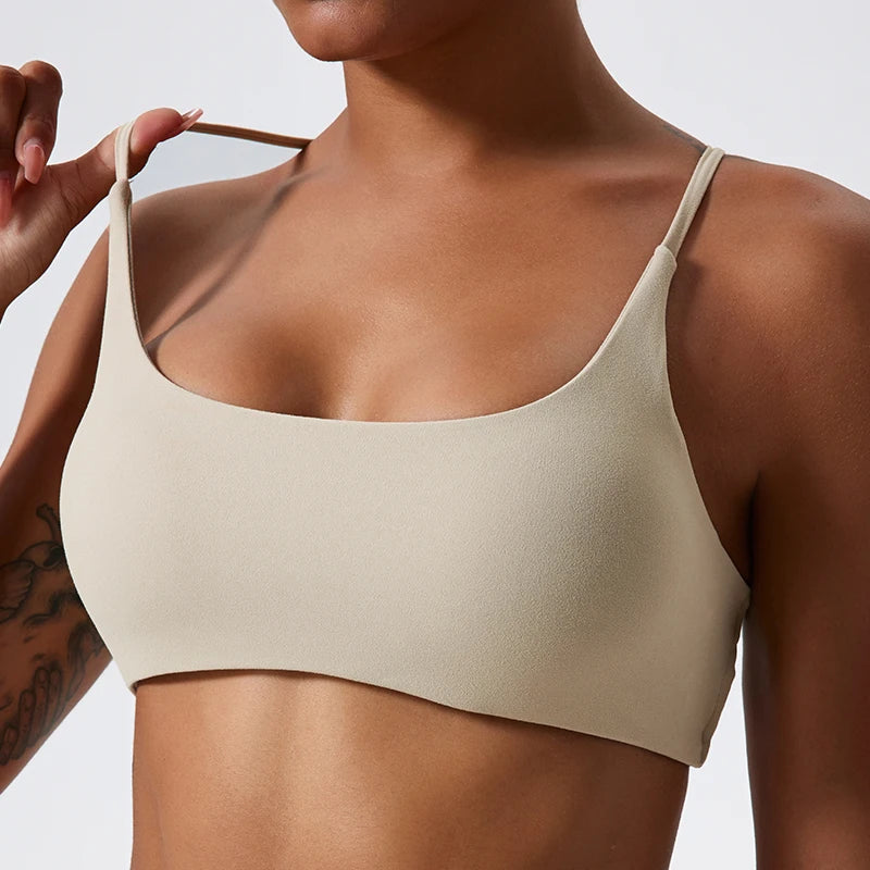 Women’s Soft Cross-Back Yoga Sports Bra
